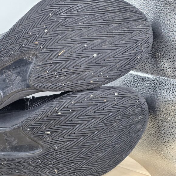 Men's Adidas Crazy Bounce Black/White/Onyx Basketball Shoes AQ7757 Size 14 - Picture 9 of 10